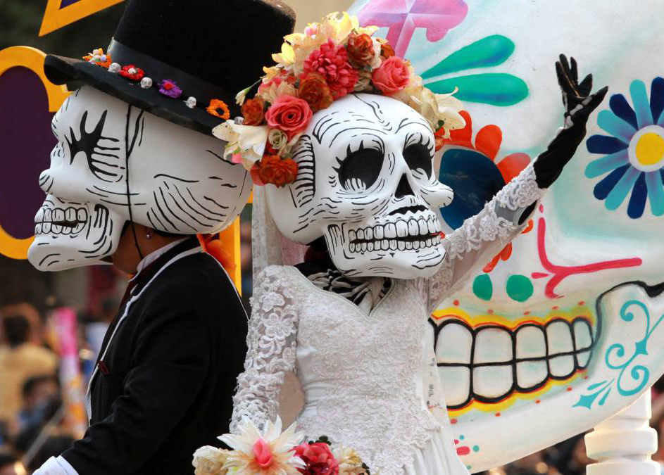 Feest Wereldwijd - Dia de Muertos parade
