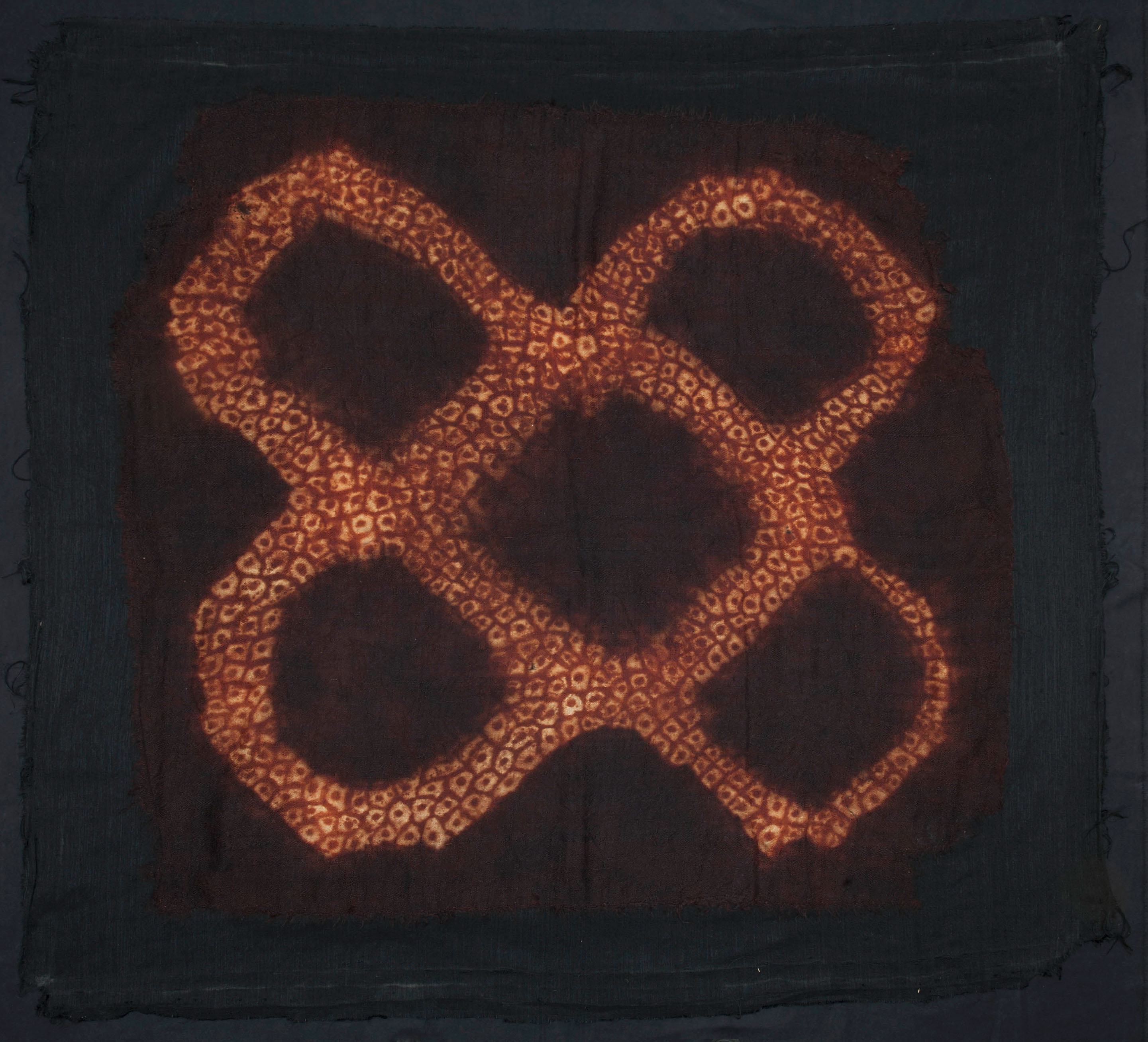 Gewoven doek, geverfd met henna (adrar) uit het Rif (gebergte) (TM-6482-3).
