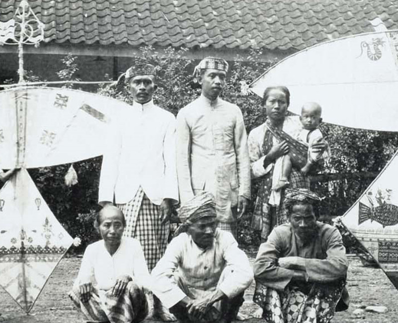 De schoonheid van het vliegeren in Indonesië