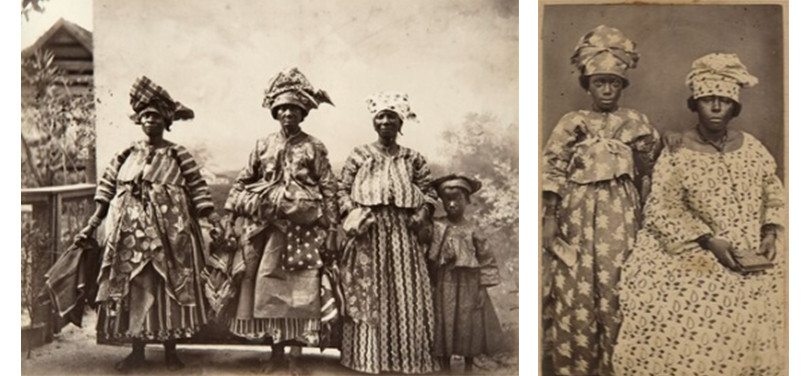 Paramaribo, 1880-1900, fotograaf J.E. Julius Eduard Muller TM-60008917; Suriname, ca. 1900, fotograaf onbekend RV-A160-23