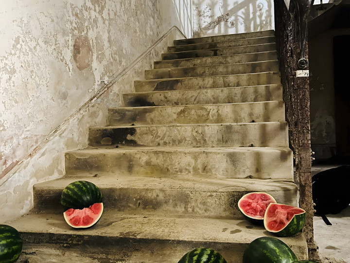 Still from Familiar Phantoms, Larissa Sansour and Søren Lind, 2022